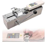 Digital Push-Pull Meter 500N Force Gauge Tester with Bracket Fixture, Manual Horizontal Force Testing Equipment for Accurate Pull Force Measurement