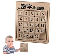 Digital Puzzle Toys - Huarong Digital Road, Interactive Toy for | Sliding Puzzle for Brain Development, Improve Cognitive Skills And with