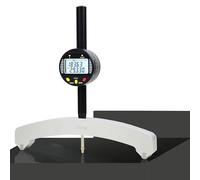 Digital Radius Gauge, Electronic Inside and Outside Radius Measurement Tool with Data Transfer Function, 200mm Measuring Jaw