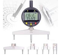 Digital Radius Gauge - High Accuracy 5-700mm Measuring Tool with 5 Changeable Measuring Jaws for Inside and Outside Radius Measurement