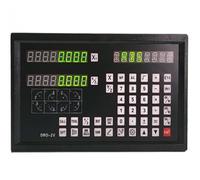 Digital Readout DRO-2V Display And 2 Pieces Linear s Scale Encoder Grating Ruler For Lathe Milling Machines for Lathe Drill Machine(DRO-2V)