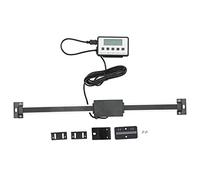 Digital Readout Linear Scale, LCD Display Ruler, 0.01mm Precision, Metric Imperial Conversion Tool, with Magnetic Base, for Lathe Machines, Anti Interference (0-300mm)