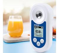 Digital Refractometer,0-32% Brix Meter Refractometer,Specular Transmission Prism,High Precision,Cover Less Design with Built-in Filter,for Fruits, Drinks, LJJY-KK