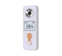 Digital Refractometer 0-53% for brix with Backlit LCD for Wine Making Beer Brewing Honey Sugar Content Meter Portable Hand Held Tester(STD-32A)