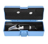 Digital Refractometer 0-80% Brix | ATC Automatic Temperature Compensation | Handheld Sugar Content Tester for Honey/Juice/Wine | 0.1% Accuracy, Aluminum Body
