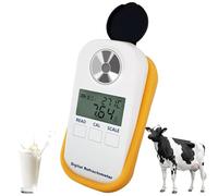 Digital Refractometer for Colostrum and Sugar Testing, High Accuracy 0-90% Range, Portable Design with Large Screen Display