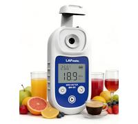 Digital Refractometer Range 0-55 BM101 Brix Refractometer ±0.2% Accuracy with ATC, IP65 Brix Meter for Juice, Wine Making & Coffee