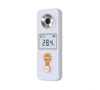 Digital Refractometer with ATC for Brix Sugar Content - Rechargeable Glucose Honey Wine Tester 0-53% Backlit LCD(STD-32A)