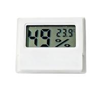 Digital Reptile Hygrometer With Temperature Humidity Display, 5x4x3cm, Battery Operated Accurate Tank Meter, LCD Terrarium Climate Monitor, For Bearded Dragon Leopard Gecko Hermit Crab Lizard Turtle