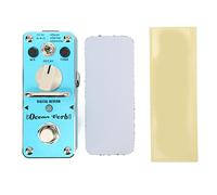 Digital Reverb Effect, Metal Effects Pedal Mixing Control Reverb Effects Plate Guitar Sound Adapter Accessories for Electric Guitar