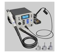 Digital Rework Station, 1300W Hot Air Gun with 90W Soldering Iron, 2-in-1 Solder Station for Electronics Repair