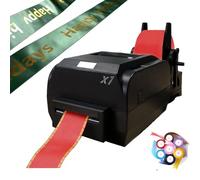 Digital Ribbon Printer, 200dpi Label Printer for Foil Stamping, Supports 50+ Languages for Gift Wrapping, 150 mm/s Printing Speed, Four Rows