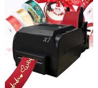 Digital Ribbon Printer for DIY Decorative Projects, 200 Dpi High Resolution, Supports 50+ Languages, Fast 150mm/s Printing Speed, Thermal Label and Foil Stamping Capability