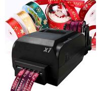 Digital Ribbon Printer for DIY Decorative Projects, 200 Dpi High Resolution, Supports 50+ Languages, Fast 150mm/s Printing Speed, Thermal Label and Foil Stamping Capability
