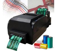 Digital Ribbon Printer for Gift Wrapping, 4 Row Satin Ribbon Printing with 200dpi High Resolution, Supports Over 50 Languages