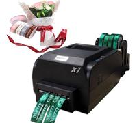 Digital Ribbon Printer for Gift Wrapping, Supports 50+ Languages, Satin Ribbon Printing Machine with Foil Stamping Capability