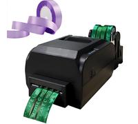 Digital Ribbon Printer, High-Resolution Stamp Printing Machine for Satin Polyester, Multilingual Support for Double Row Materials