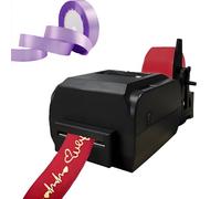 Digital Ribbon Printer, High-Resolution Stamp Printing Machine for Satin Polyester, Multilingual Support for Double Row Materials