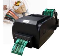 Digital Ribbon Printer, Satin Ribbon Printing Machine, Label Printer, Foil Stamping Printer, 200 DPI, Supports 50+ Languages, Prints Text, Patterns, Logos
