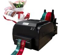 Digital Ribbon Printer - Upgraded Satin Ribbon Printing Machine for Gift Wrapping, Supports 50+ Languages, Foil Stamping & Label Printing