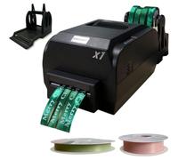 Digital Ribbon Printing Machine for Custom Labels & Gift Wrapping, Foil Stamping Printer Supports 50+ Languages, Excellent for Christmas Party Decor
