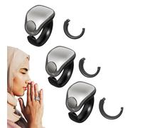 Digital Ring Counter,Digital Finger Counter,Smart Digital Prayer Rings - Rechargeable Click Counter for Fashion Rings ,Waterproof Finger Counting Counter, Counter