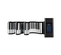 Digital Roll Up Electronic Piano 88 Keys USB Charge Portable ABS Soft Silicone Flexible Keyboard Horn And Peda