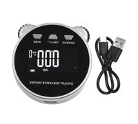 Digital Roller Distance Meter 200m with Backlit Screen and Sound Prompt, Supporting Multiple Units for Accurate Straight and Curve Measuring