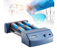 Digital Roller Mixer with Adjustable Speed 20-80 RPM and Digital Display for Chemistry Classroom