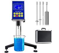 Digital Rotary Viscometer, 1-6,000,000 mPa·s, 4 Rotors, LCD Display, ±3% Accuracy - Laboratory Testing Equipment for Paints, Inks, Cosmetics, Food, Adhesives