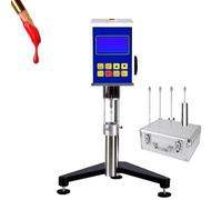 Digital Rotary Viscometer with 4 Rotors and Tool Box, LCD Display, Measuring Range 1-100,000 mPa.s to 1-6,000,000 mPa.s, Ideal for Industrial Use
