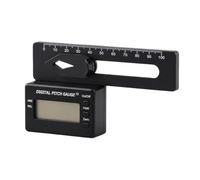 Digital Rotor Setting Gauge with Sliding Holder for Setup | Sliding Rotor Holder Structure, On/Off and Hold Button Access, Purpose-Built for Model Helicopter Setup Tasks