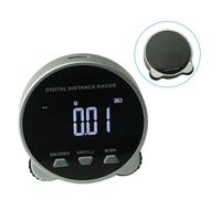 Digital Ruler with LCD Display and USB-C Rechargeable Battery, 0-199.999 for M Measurement Range, Portable Electronic Distance Meter for Industrial Use