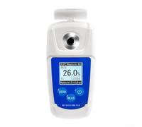Digital Saccharimeter Refractometer With Automatic Temperature Compensation For Measuring Sugar Content In Honey Syrup And Fruit Juice From For Zero To Fifty Five Percent For Brix Range White