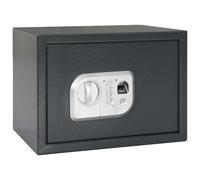 Digital Safe 35x25x25cm Dark Grey Steel Matte Electronic Lock Indoor Secure Box