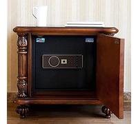 Digital Safe Box Cabinets Fingerprint Biometric Wall Safe Lock Box Cash Strongbox Wall-in with Number Keys Emergency Lock Safe