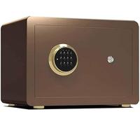 Digital Safe Box Electronic Steel Safe with Keypad Home & Business Security Safes Brown Security Vault Durable and Reliable Protection for Valuables