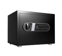 Digital Safe with Alarm Function and Removable Shelf, Personal Security Box, 30x30x38cm