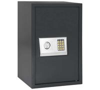 Digital Safe with Lock Dark grey Steel Electronic Home Security Box vidaXL