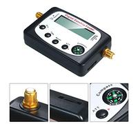 Digital Satellite Finder Meter LCD Satellite Finder Mini Signal Meter with Compass for Satellite Dish Network Installation