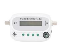 Digital Satellite Finder Professional Accurate Signal Strength Meter with Buzzer Alarm Compass for TV Antenna Satellite Dish Installers ABS Material 13 18VDC Power