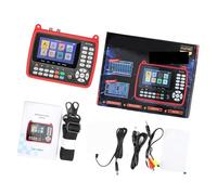 Digital Satellite Finder, ST-5150 4.3in DVB-S2/T2/C HD Satellite TV Signal Finder Digital Handheld Meter H.265 HEVC MPEG-4