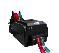 Digital Satin Ribbon Printer - 12-108mm Multi-Width Gift Wrapping Machine, 150mm/s High Speed, 50+ Languages, Ribbon Holder & Double Row Stamping