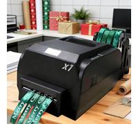 Digital Satin Ribbon Printer, 200DPI High-Speed for Custom Ribbons and Lanyards, Multi-Language Support for DIY Gift Wrapping