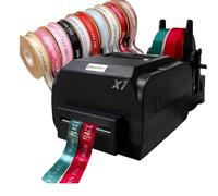 Digital Satin Ribbon Printer Machine, Double Row Stamping Printer for Packaging, 150mm/s Speed, Multi-Language Support (50+ Languages), Ideal for Customization