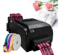 Digital Satin Ribbon Printer Machine with Holder | 200 DPI High-Resolution DIY Printing for Custom Gifts | Create Personalised Wedding Favours, Birthday Decor, Party Supplies & Home Crafts fourrow