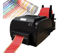 Digital Satin Ribbon Printer with Ribbon Holder Embossing Printing Machine for Wrapping 150mm/s Print Speed 200DPI Print Resolution Ideal for DIY Crafts and Gifts