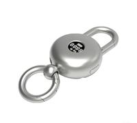 Digital Scale Keychain | Portable Luggage Scale with 25kg Capacity | Hanging Weight Gauge | LCD Display | Type-C Rechargeable | Alloy Body for Travel(grey)