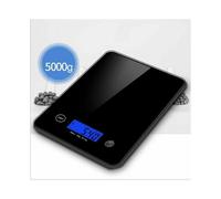 True Face Digital Kitchen Scale Weight Smart High Precision Electronic LCD Display Pocket Food Jewelry Weighing Cooking Ultra Slim Design weighing scales food 5KG Black