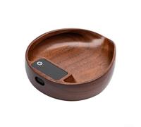Digital Scale Walnut Wood 999g Capacity Digital Scale Walnut | 0.1g high precision, type-c rechargeable, elegant walnut design, auto-off feature, stable silicone base